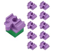 Train Rail Connectors | 10 Pieces Connector for Toy Train Set | Interactive Connection Adapter 3+ Years Preschool Kindergarten Nursery Classroom Indoor Game |