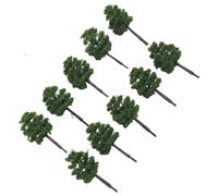 Train Railroad Model Trees 5cm 10 Pieces Plastic Trees for Model Scenery, Sand Table, Building Model, and Architecture Landscape Display