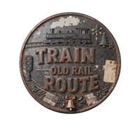 TRAIN RAILWAY OLD RAIL ROUTE Metal Tin Sign Plaque