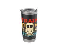 Train Retro Vintage Stainless Steel Insulated Tumbler