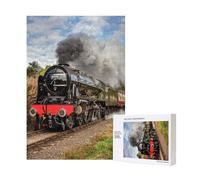 Train Scottish Borders,300 Pieces Wooden Jigsaw Family Game Jigsaw Puzzles for Adults Teens