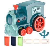 Train Set - Automatic Stacking Toy, Train Set with Lights and Music for Girls Boys 3 to 12 Years Old Indoor Play for Floor and Christmas