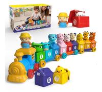 Train Set | Color Matching Educational Calculation Game | Animal Train Set For Children's Learning | For Collections At Home At Preschool In The Playroom During Travel as well as Birthday for