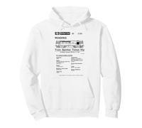 Train Spotter Ticket British Rail Class 33 Locomotive Info Pullover Hoodie