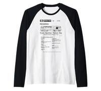 Train Spotter Ticket British Rail Class 33 Locomotive Info Raglan Baseball Tee
