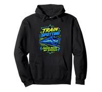 Train Spotting Chasing Dreams Retro Railfan Train Pullover Hoodie