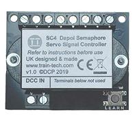 Train Tech Signal Controller, Multicolor, Small, Adult, Electronic Toy Accessory, Controller, Powers & Controls Two Dapol Servo Signals, No Batteries Required