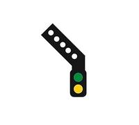 Train Tech TTSK3L Signal Kit (LH Feather) 2 Aspect Distant