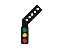 Train Tech TTSS3R Sensor Signal (RH Feather) 3 Aspect Home Distant
