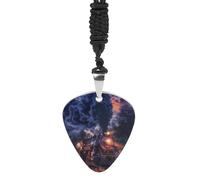 Train The Express American Railroad Personalized Guitar Picks Necklace Guitar Pendant Jewelry Gifts for Women Men