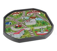 Train Town and Railway Vinyl Tuff Tray Insert - 60 x 60 cm - Ideal for Mini Tuff Spot Tuff Tray - Tuff Tray NOT Included