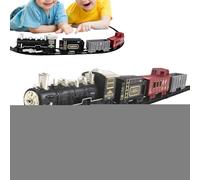 Train Toy - Light Up Christmas Train Decoration | Electric Trains Set For Kids Boys Girls Children Home Traveling Schools Bedroom Kindergarten