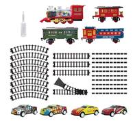 Train Toys, Classic Electric Track with Lights and Music, Electric Train for Kids, for Boys Girls Children Toddler Learning Birthday Friends Educational