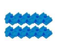 Train Track Connector Pieces | Wooden Train Track Accessories - Educational Connecting Accessories for Kids Ages 3+ Playroom Classroom Indoor Play Daycare Center Bedroom Living Room