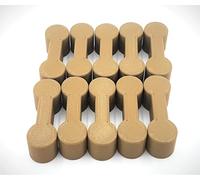 Train Track Connectors - Compatible with Brio & Wooden Rail Sets - 25+ Colours - Green (Pearl) - 20x