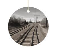 Train Track Hanging Xmas Decorations Novelty Craft For Women Souvenir Home
