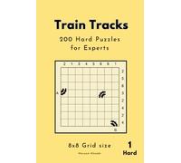 train tracks: 8x8 tricky train track puzzles for advanced players.