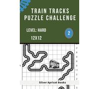 Train Tracks Puzzle Challenge Volume 2, Level Hard (Grid: 12x12)