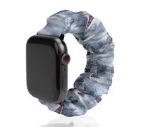 Train Travels Through Snowy Forests Novelty Stretch Watch Strap Compatible For IWatch Funny Smart Watches Bands