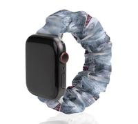 Train Travels Through Snowy Forests Novelty Stretch Watch Strap Compatible For IWatch Funny Smart Watches Bands