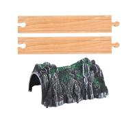 Train Tunnel Models DIY Accessories for Table Activity Home Woodland Small Mountain