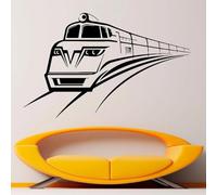Train wall Decals Locomotive Subway Station Doors and Windows Vinyl Stickers Living Room Interior Decoration Home Wallpaper
