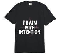Train with Intention Shooting Focus Comfort Colors Adult Heavyweight T-Shirt