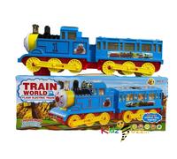 Train World Flash Electric Train W/ Light & Music Toy For Kids