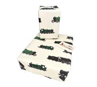 Train Wrapping Paper 2 Sheet Pack Locomotive Wrapping Paper