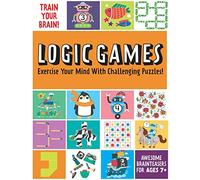 Train Your Brain: Logic Games: (Brain Teasers for Kids, Math Skills, Activity Books for Kids Ages 7+)