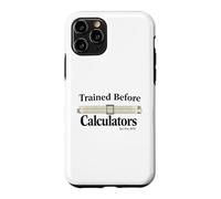 Trained Before Calculators Est Pre 1970 Slide Rule Engineer Case for iPhone 11 Pro
