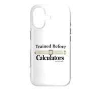 Trained Before Calculators Est Pre 1970 Slide Rule Engineer Case for iPhone 17