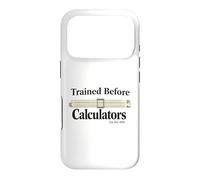 Trained Before Calculators Est Pre 1970 Slide Rule Engineer Case for iPhone 17 Pro