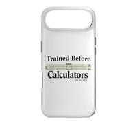 Trained Before Calculators Est Pre 1970 Slide Rule Engineer Case for iPhone Air