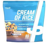 Trained by: JP Nutrition Cream of Rice 2kg, The Ultimate Carbohydrate (Blueberry Muffin)