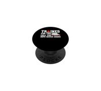Trained For The Call You Hope Never Comes EMT Medic PopSockets Adhesive PopGrip
