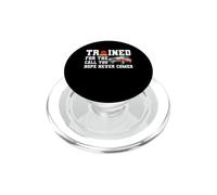 Trained For The Call You Hope Never Comes EMT Medic PopSockets PopGrip for MagSafe