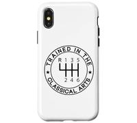 Trained In The Classical Arts Funny Manual Transmission Car Case for iPhone X/XS