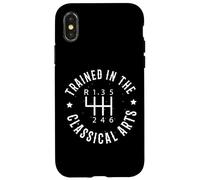 Trained In The Classical Arts Funny Manual Transmission Car Case for iPhone X/XS