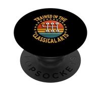 Trained In The Classical Arts Manual Car Gear Shift Driving PopSockets Adhesive PopGrip