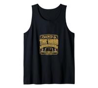 Trained in The Word Tested By Toddlers Christian Mom Tank Top