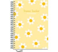 Trainee Teacher Planner by Pirongs | 2026-27 | A4 Size - Pastel Daisy