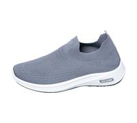 Trainer Men's Autumn Men's Casual Shoes Slip On Middle and Elderly Dad's Shoes Grey