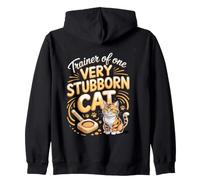 Trainer of One Very Stubborn Cat Training Zip Hoodie