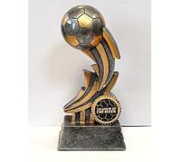Trainer of the Week Antique silver gold football Trophy Award 125mm Free Engraving RF22141A-CL