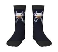 Trainer Socks Cute Axolotl Boys Athletic Socks Soft Socks Eco Friendly Work Socks ForClimbing Everyday 40Cm