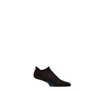 FALKE Unisex Cool Kick Sneaker U Sn Soft Breathable Quick Drying Low-Cut Plain 1 Pair Trainer Socks, Black 3000-O, 9.5-10.5