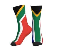 Trainer Socks, South Africa Flag Sports Socks Wicking Work Socks Novelty Athletic Socks For Baseball Men Hiking 40cm