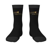 Trainer Socks Trombone Music Instruments Boys Athletic Socks Unisex Work Socks Comfortable Sports Socks For Work Trekking Basketball 40Cm