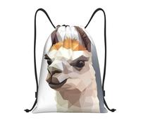 Trainer String Bags Alpaca Avatar Gym Bag Lightweight Drawstring Bag Foldable Drawstring Backpack For Outdoor Yoga Holidays